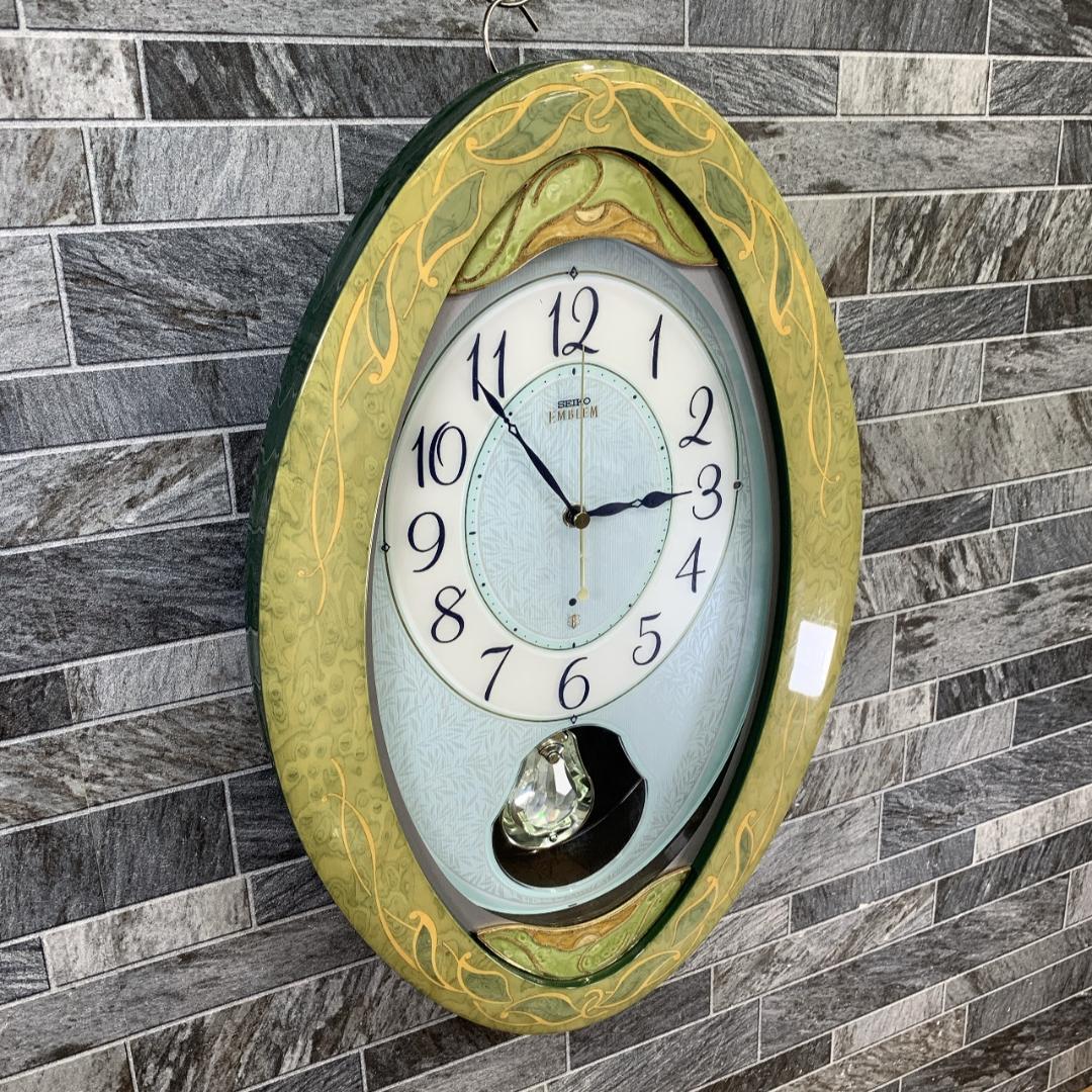 ハイパーマックス　高級時計　セイコー エンブレム　メロディ電波掛け時計