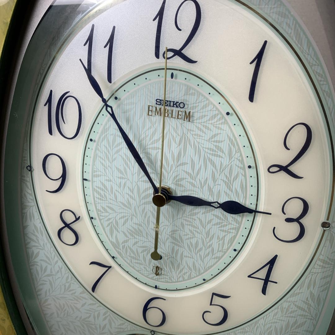 ハイパーマックス　高級時計　セイコー エンブレム　メロディ電波掛け時計