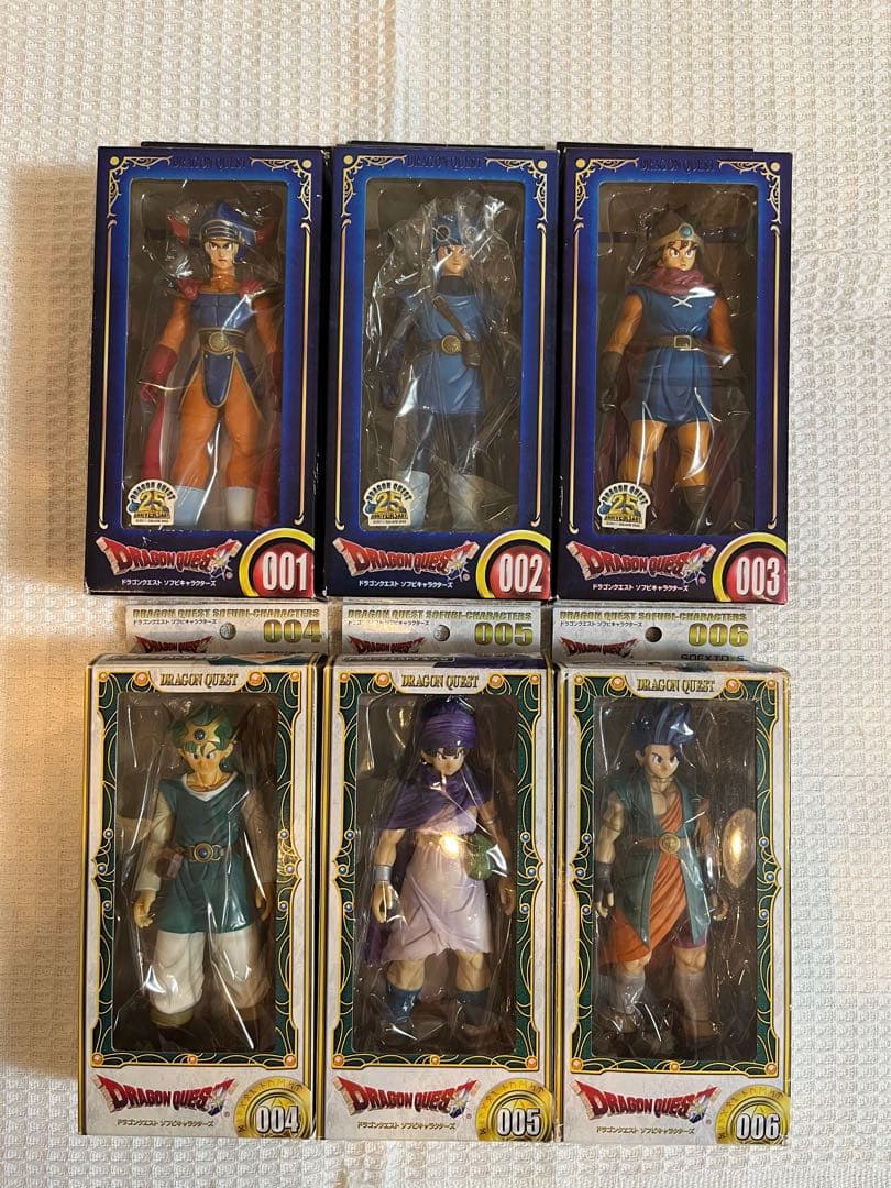 ドラゴンクエスト Ⅰ Ⅱ Ⅲ Ⅳ Ⅴ Ⅵ ソフビキャラクターズ　主人公　勇者