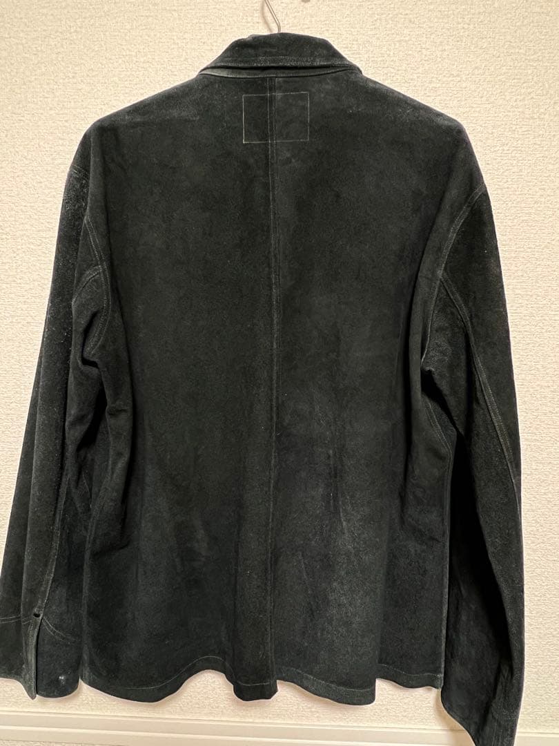 RRL インディゴ レザー シャツ ジャケット L