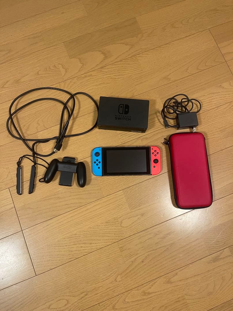 Nintendo Switch 本体 青/赤 ジャンク　美品