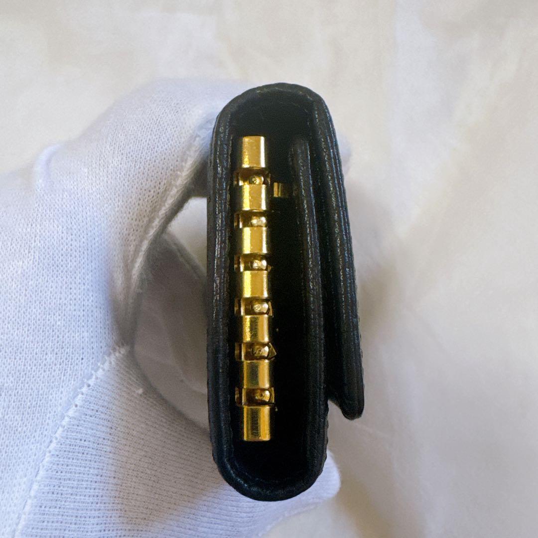 ✨超希少 極美品✨ ジャンニヴェルサーチ キーケース 6連 メデューサ ブラック