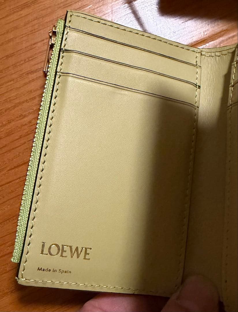 ロエベ　LOEWE◆リピート バーティカル ウォレット スモール　三つ折り財布