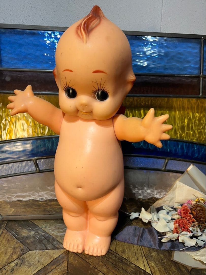 キューピーマヨネーズ 赤羽 な人形 レア 希少 昭和レトロ 53cm