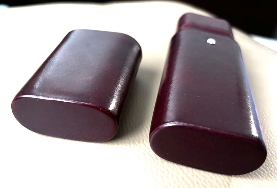 Montblanc モンブラン　イタリアフローレンス製ボルドーカラーペンポーチ