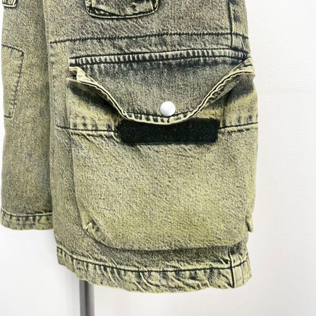 y2k❤️ DIESEL マルチポケット カーゴ ハーフパンツ