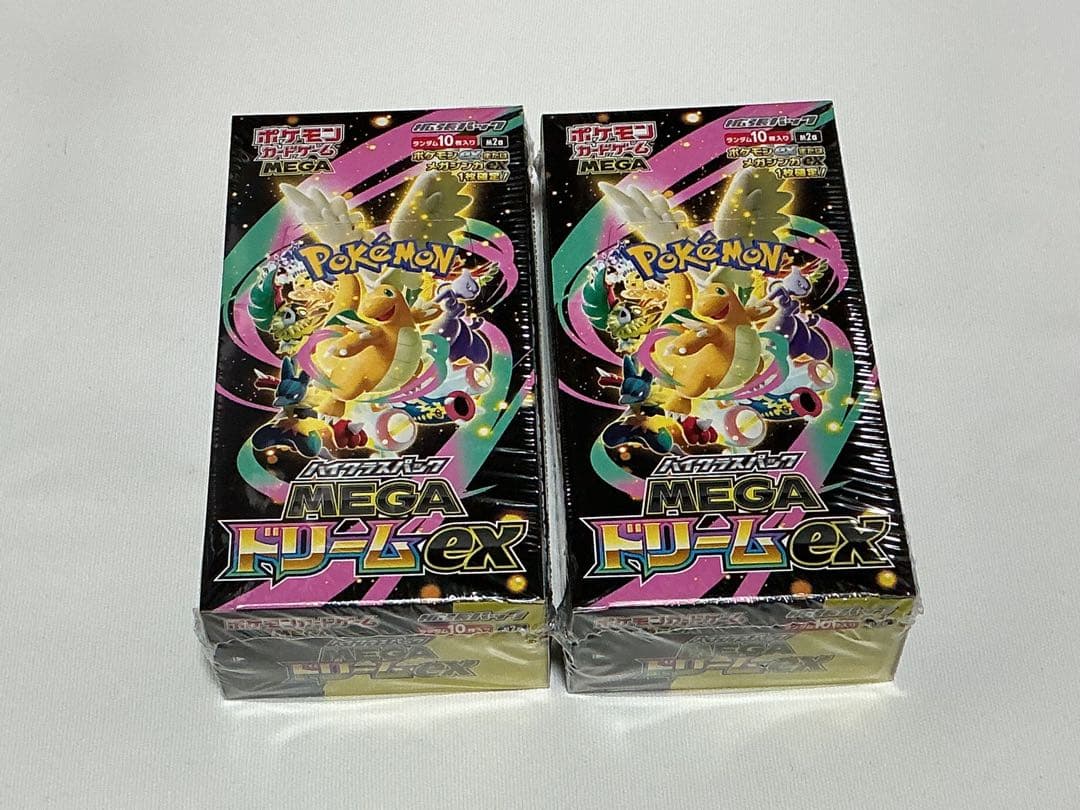 ポケモンカードゲーム MEGA ドリームEX 2Boxシュリンク未開封品