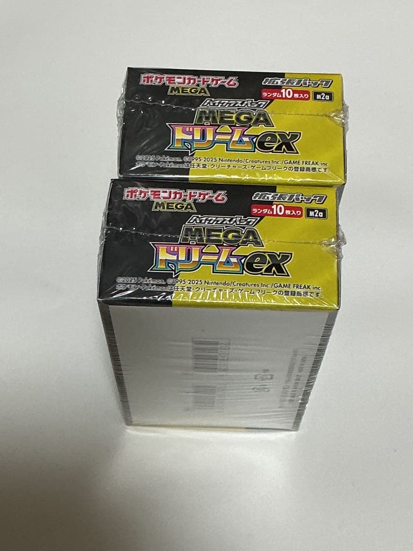 ポケモンカードゲーム MEGA ドリームEX 2Boxシュリンク未開封品