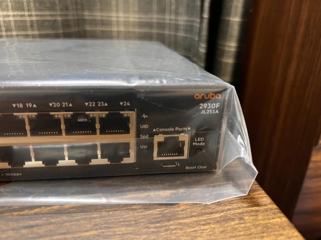 【新品未使用】HP Aruba 2930F 24G 4 SFP (②)