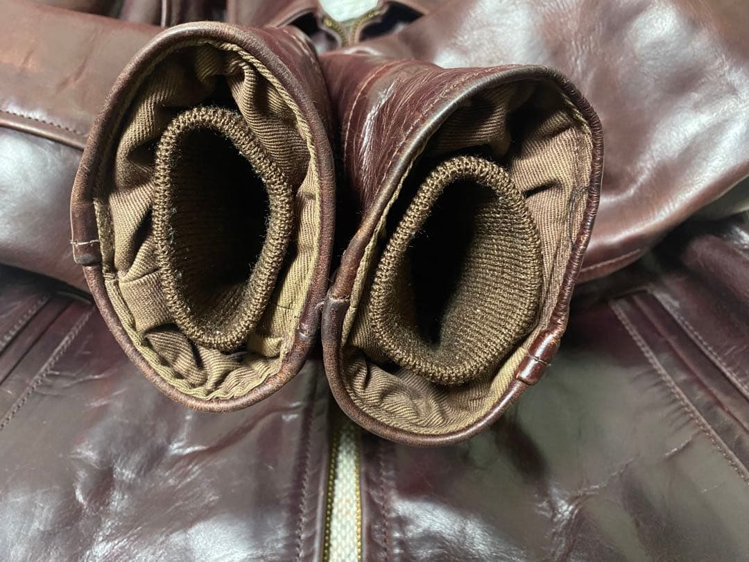 r*a様 AERO LEATHER エアロレザー ハーフベルト 34 バーガンデ