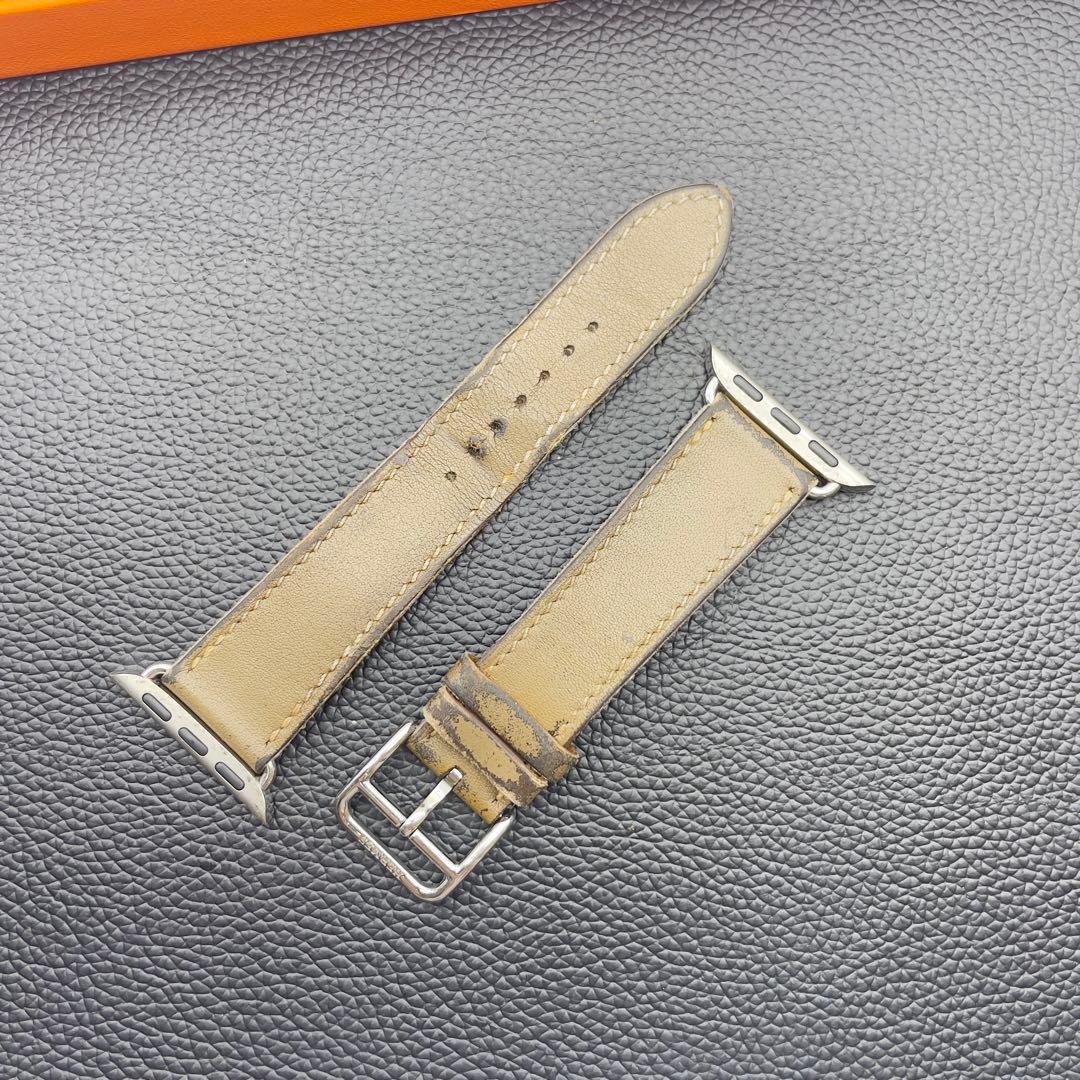 1278 Apple Watch エルメス　エトゥープ　アップル　HERMES