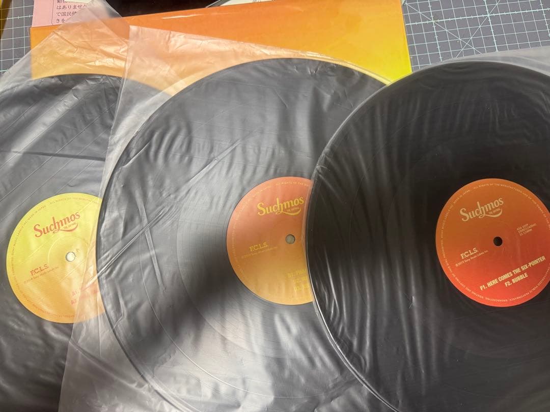 Suchmos THE ANIMAL 3枚組 レコード 再生済