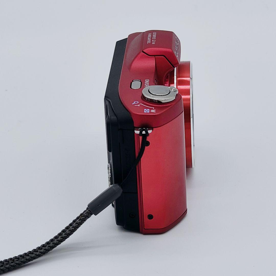 【動作確認済み】OLYMPUS SZ-14 デジタルカメラ レッド 24倍ズーム
