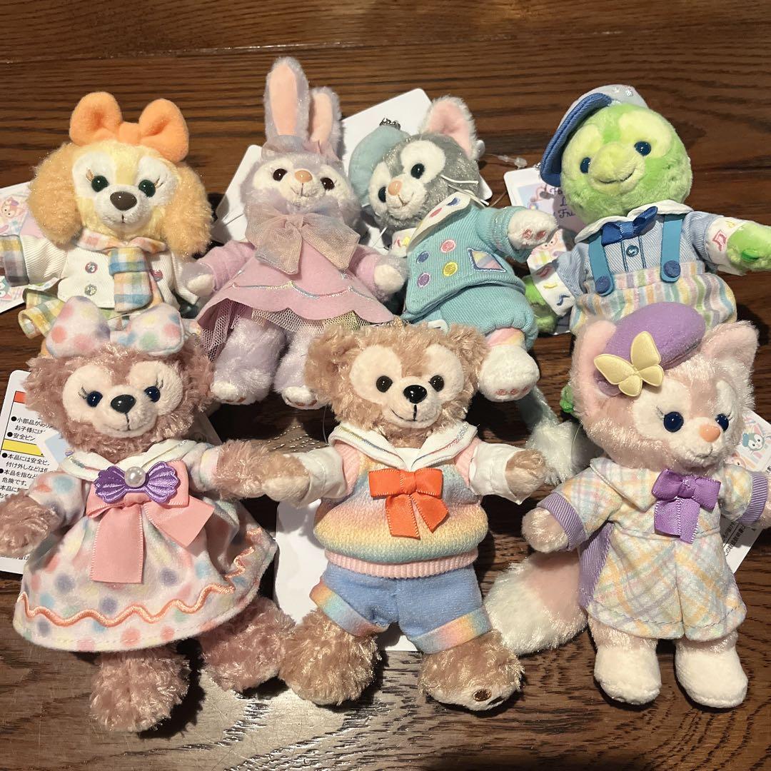 【新品】ハートフェルトレターズオブフレンドシップぬいぐるみバッジコンプリート7種