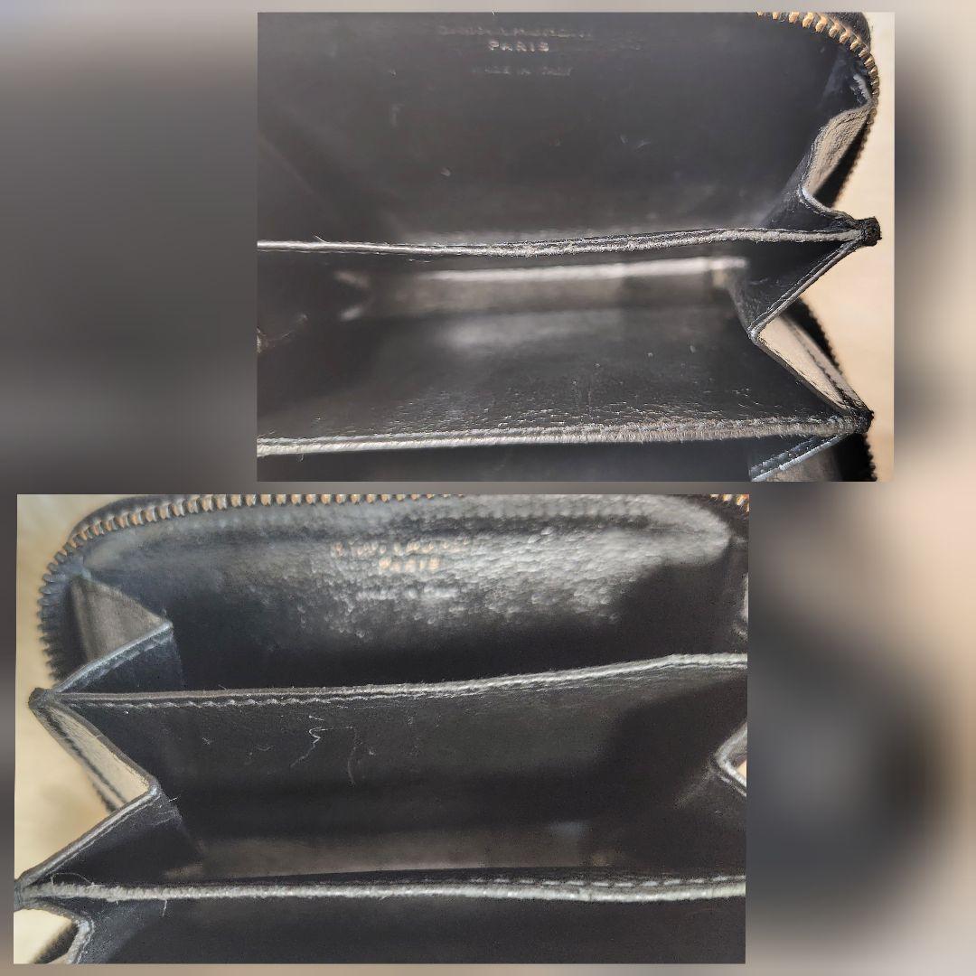 Yves Saint Laurent カサンドラ クロコ型押し ケース