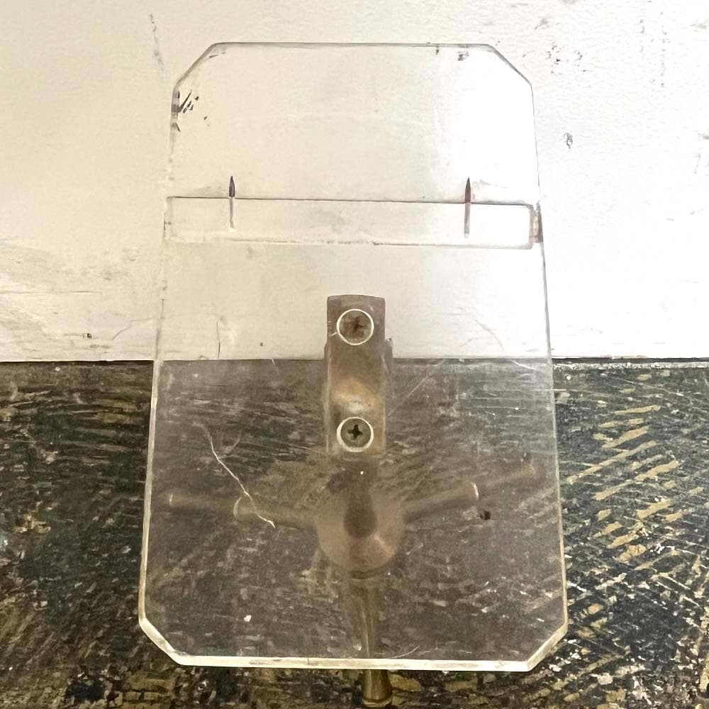 60s～70s ヴィンテージ ディスプレイシューズスタンド 真鍮脚/アンティーク