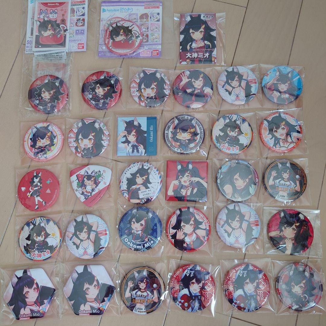 ホロライブ 大神ミオ 缶バッジ まとめ売り