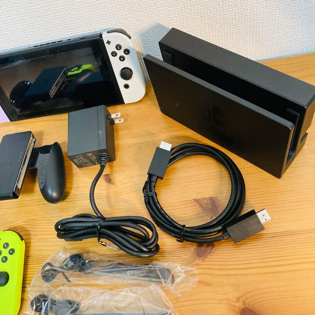 【即日発送可】画面美品　Nintendo Switch 本体 ジョイコン×4本
