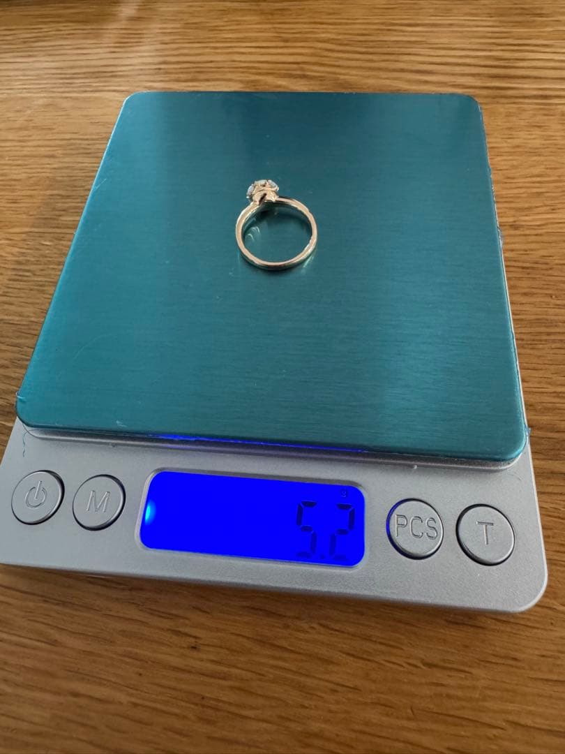 4℃ k18 オパールの指輪