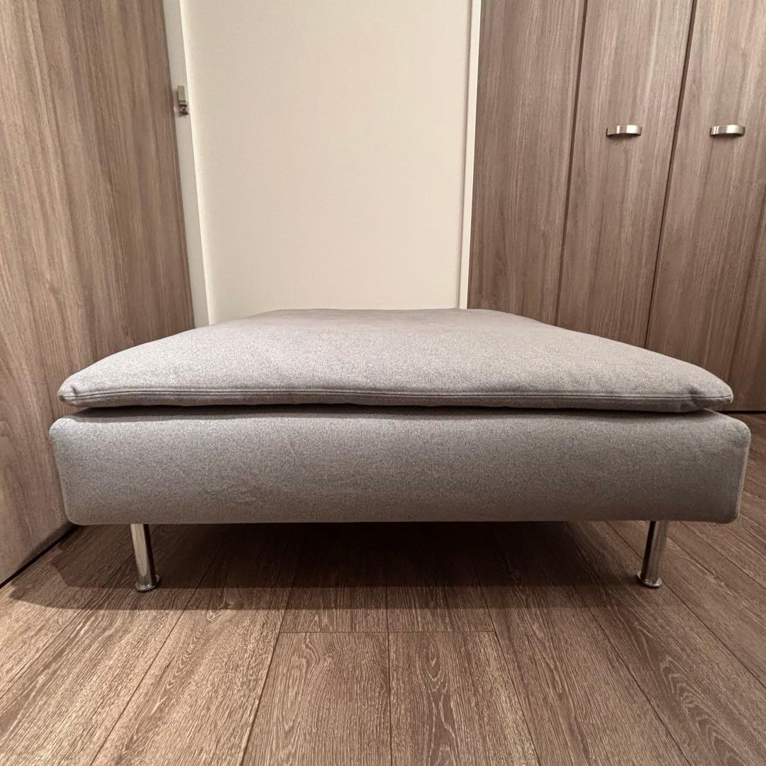 【即購入◎/美品】IKEAソーデルハムン/オットマン/トネルードグレー
