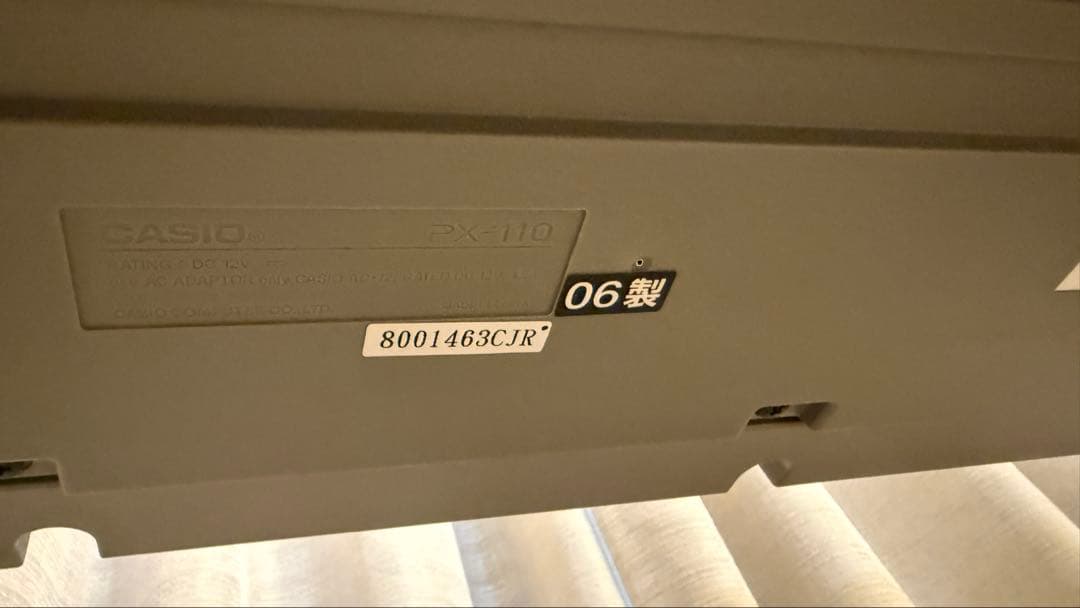 【組み立てなし】カシオ 電子ピアノ PriviA PX-110 純正スタンド付き