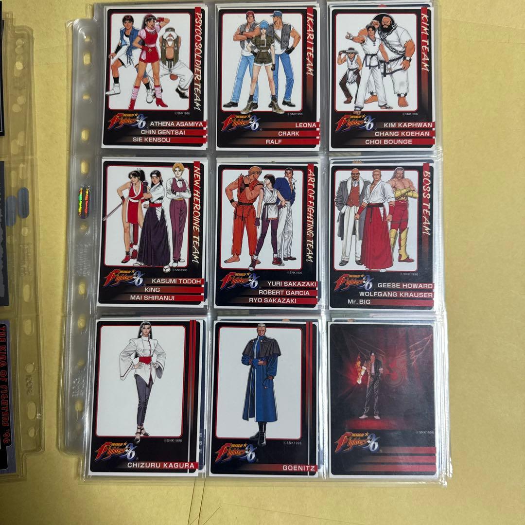 SNK ゲーメスト　コレクション　トレーディング　カード　kof 餓狼　サムスピ