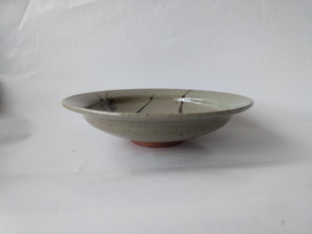 十三代 中里太郎右衛門 陶房 絵唐津 皿 共箱 栞 茶道具 飾り皿 新品 未使用