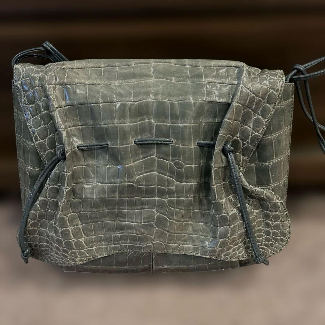 KWANPEN クロコダイルショルダーバッグ