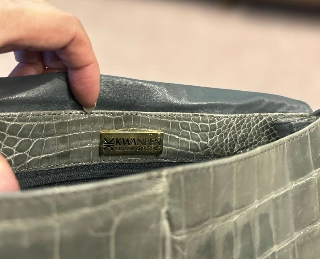 KWANPEN クロコダイルショルダーバッグ