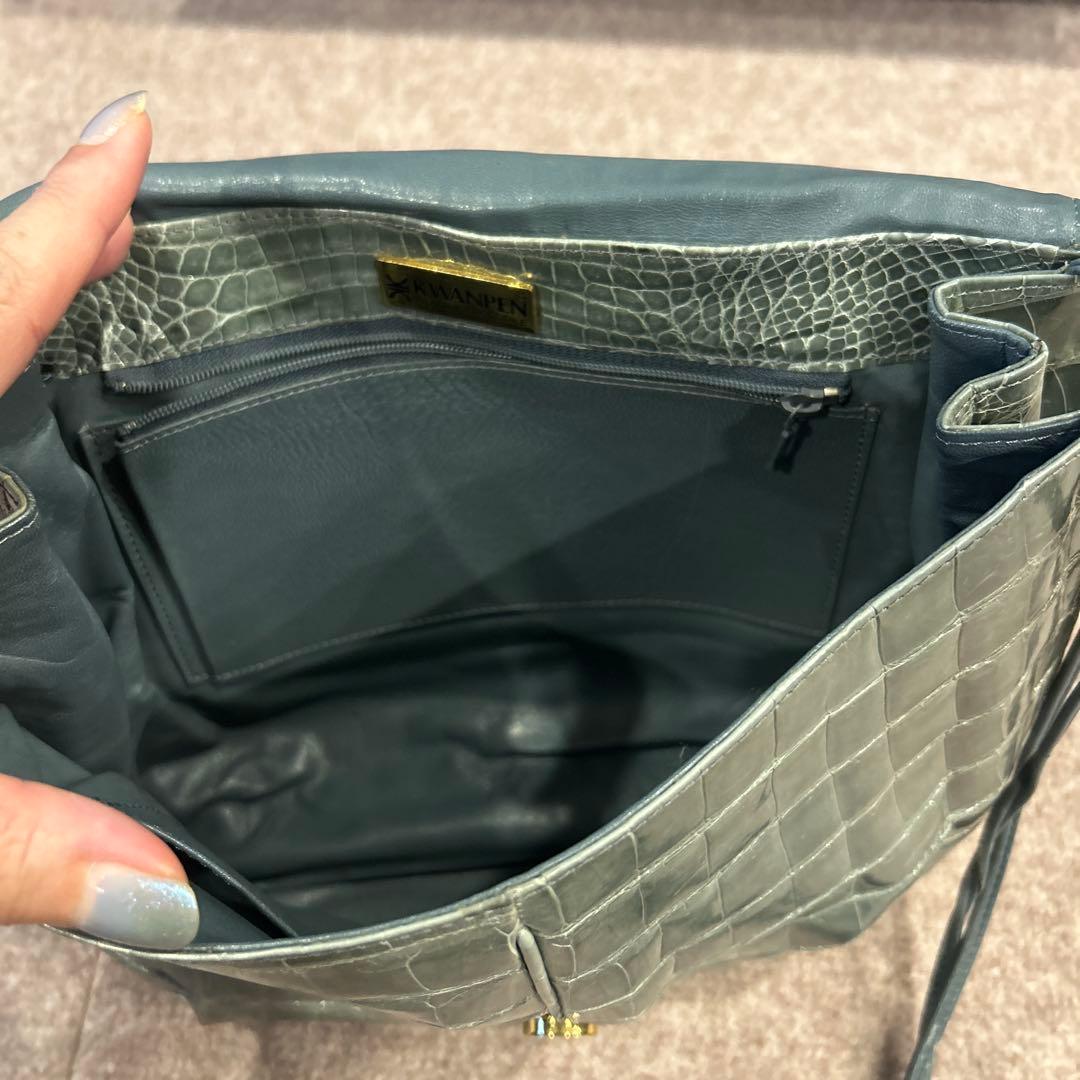 KWANPEN クロコダイルショルダーバッグ