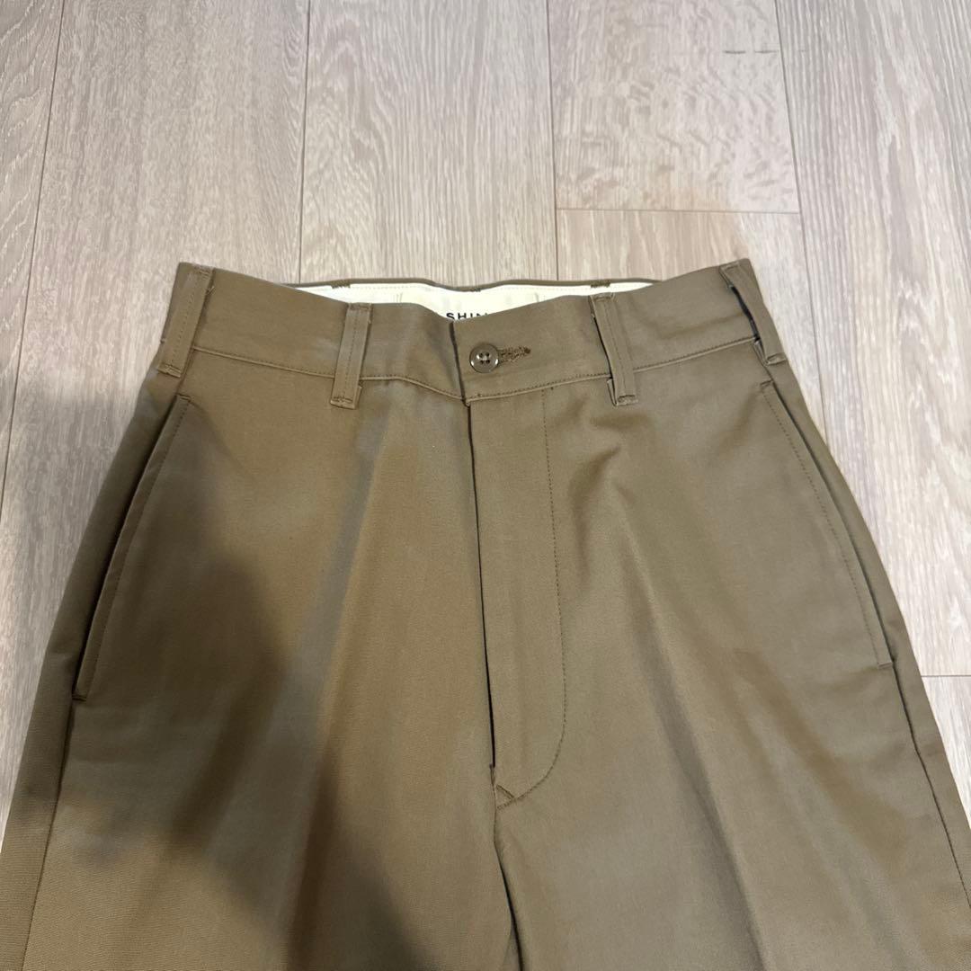 美品 シンゾーン ハイウエスト チノ ベージュ The Sinzone 34