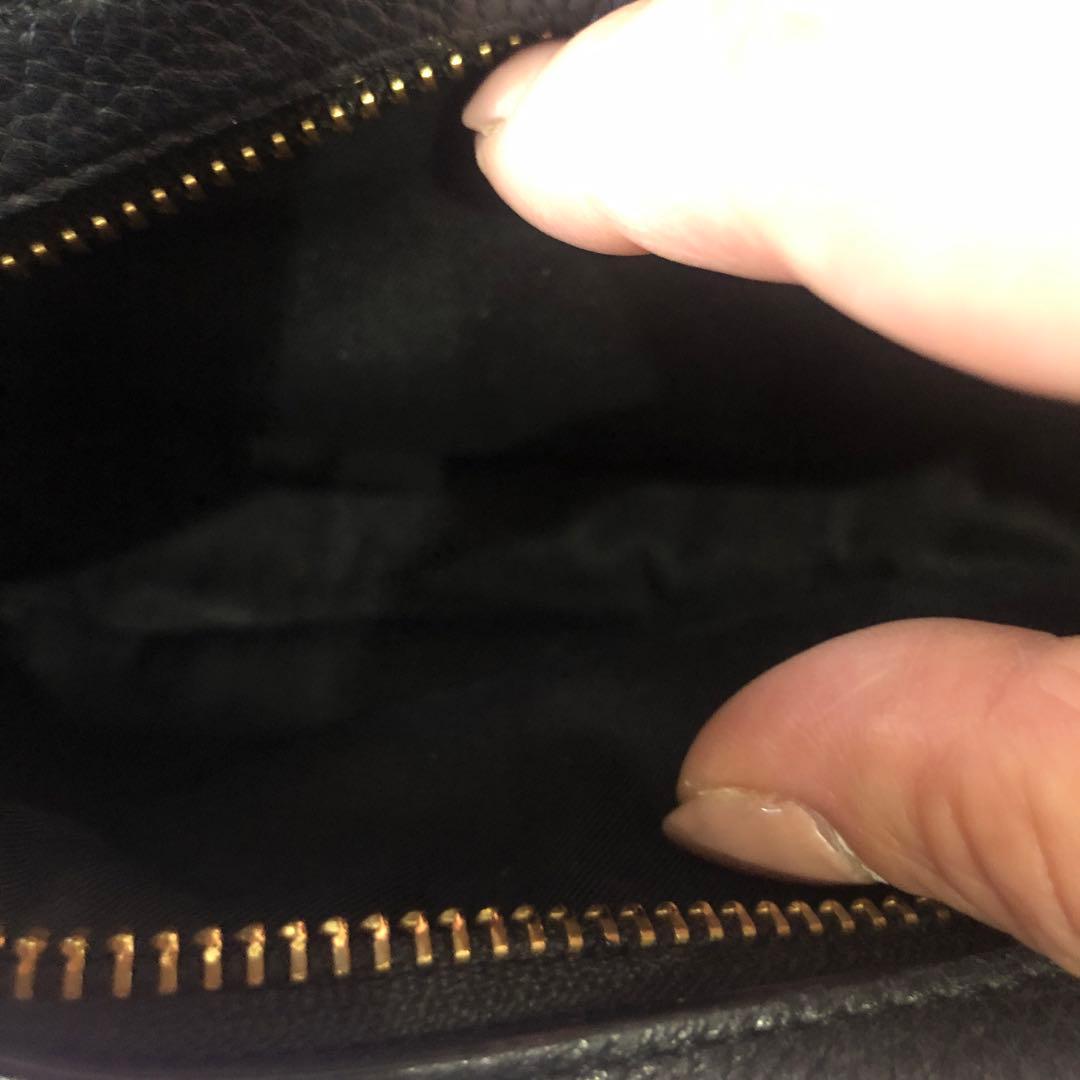 【週末値下げ】Tory Burch ブラックレザーショルダーバッグ