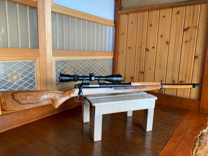 マルイVSR-10Gスペック　自作木製ストック　三十八式風