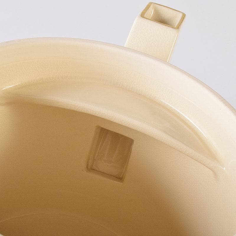 茶道具　京焼　清水焼　橋本城岳造　仁清写　色絵渦巻文　水次　共箱　N7586C