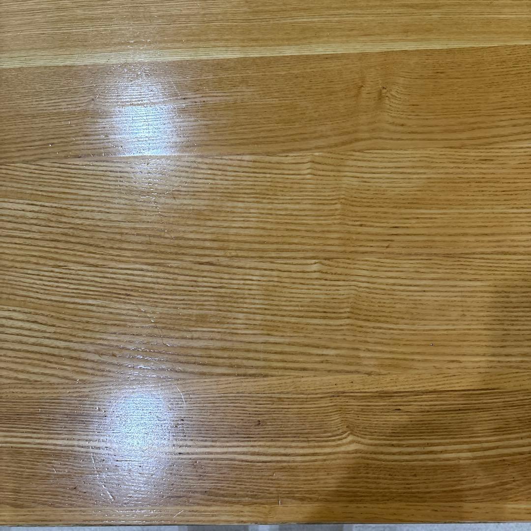 無印良品 MUJI タモ材 ナチュラルウッド 長方形ダイニングテーブル