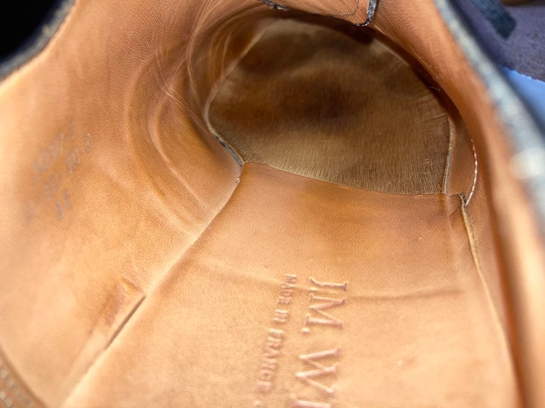 美品 JMウエストンUK8E ストレートチップ 定価17万円