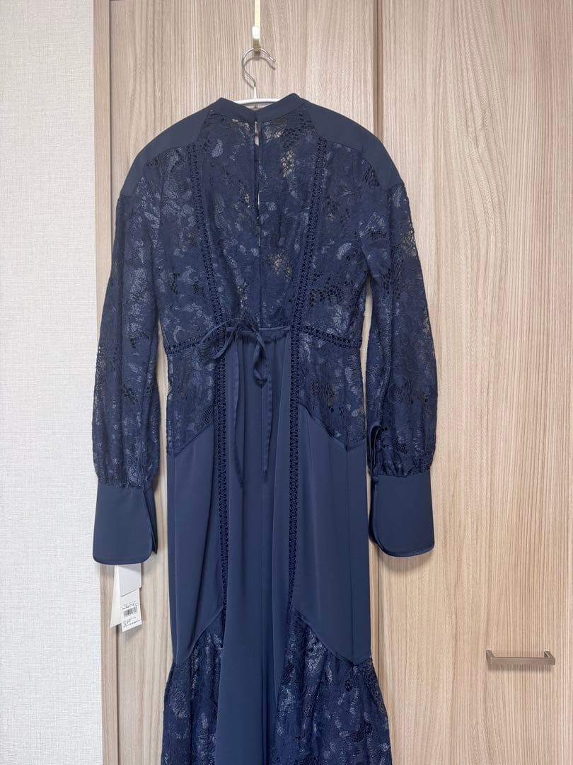 【タグ有】LILY BROWN スイッチングレースマーメイドワンピース