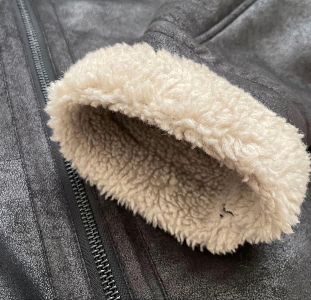 早い者勝ち！MONKEY TIME フェイクムートン ボア B-3 ジャケット