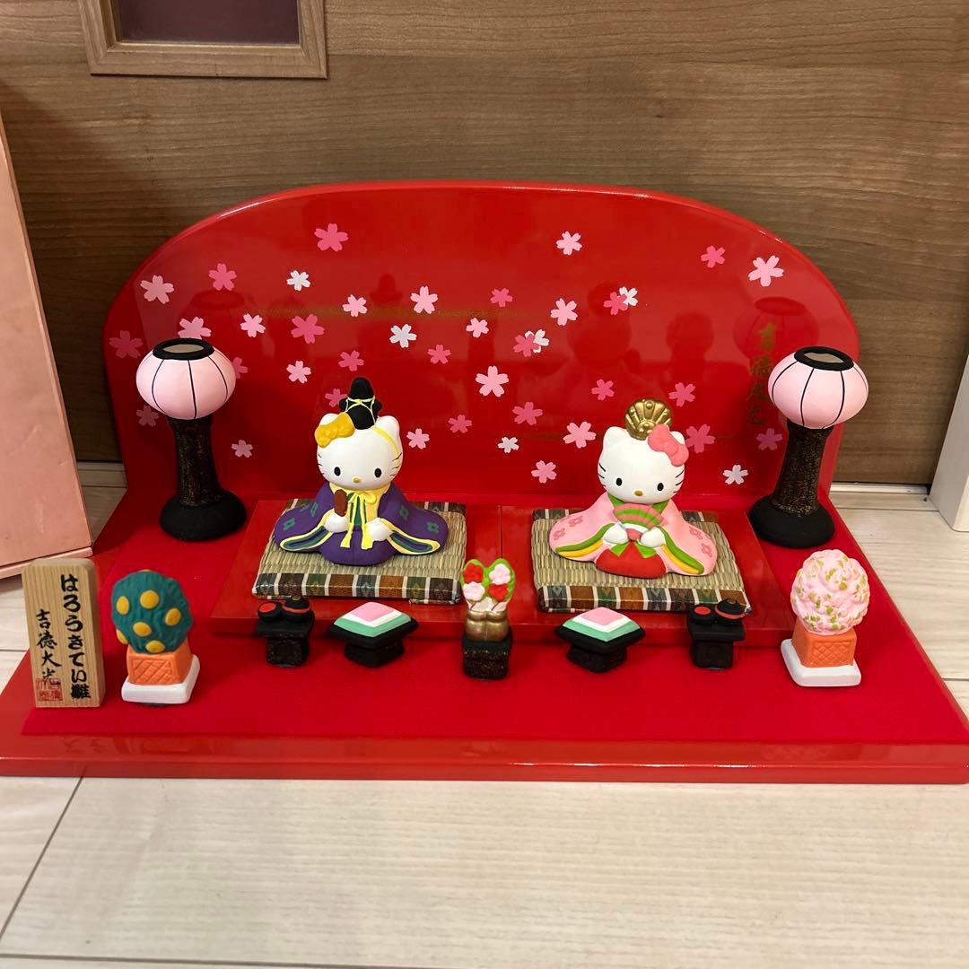 【超美品】SANRIO サンリオ　キティ　雛人形