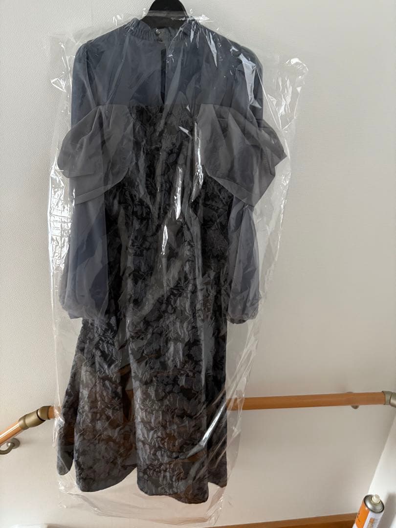 dazzlin ダズリン シアーベールセミフレアワンピース