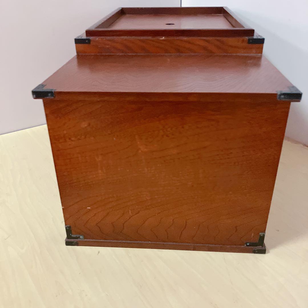 囲炉裏　木製　火鉢　火箸　灰付き　アンティーク　囲炉裏テーブル　古民具 和用具