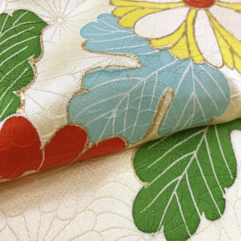 508ag33■七五三 七歳 女児 着物&袋帯&長襦袢 ■状態良好