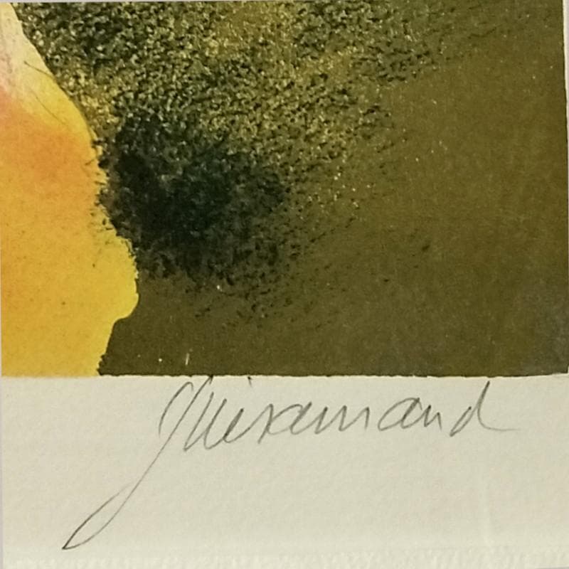 ☆ポール・ギヤマン☆「馬に乗る人」　リトグラフ　E.A　大判　美品！