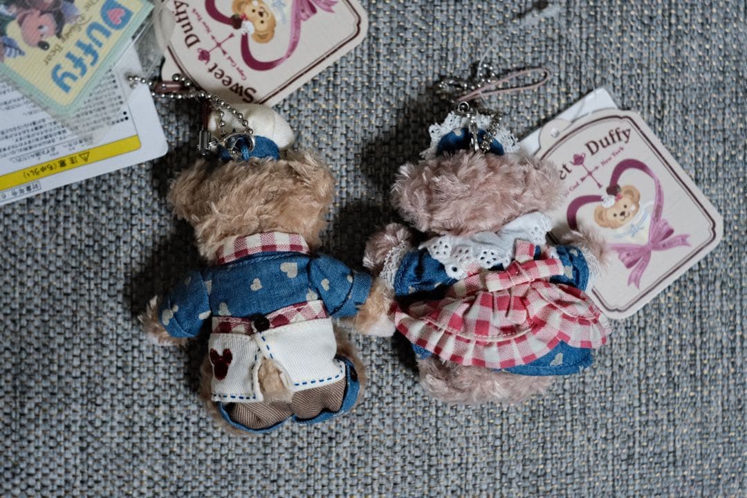 ディズニー　バレンタイン　ダッフィー　シェリーメイ　ぬいぐるみストラップ