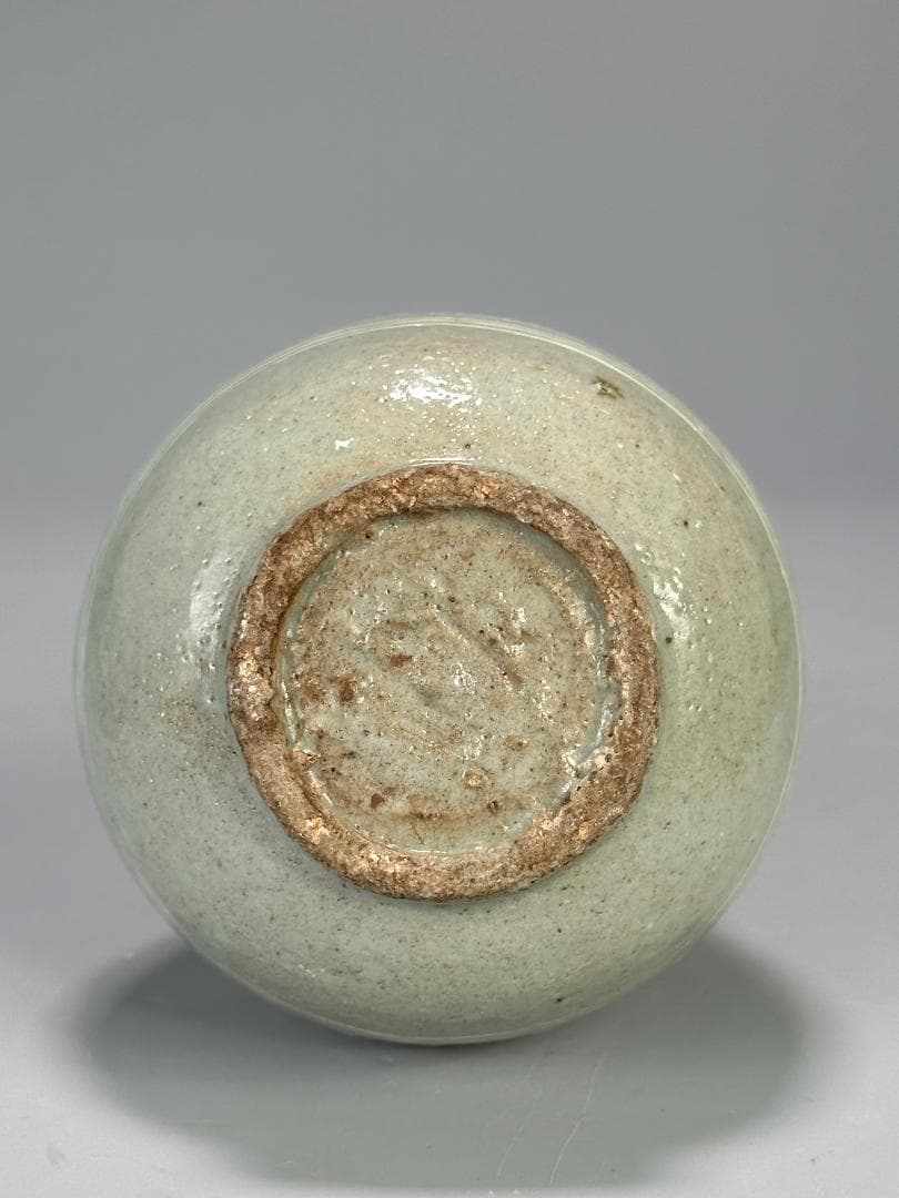 韓国美術　李朝時代　李朝　白象嵌花卉文　粉引　徳利　時代　古物　朝鮮古陶磁