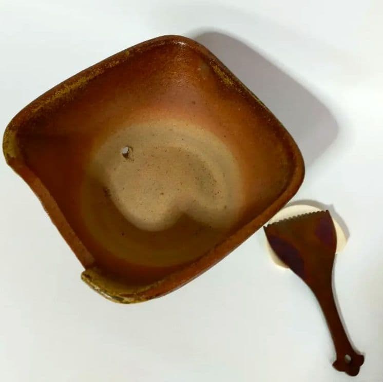 風炉　炭斗　炭入れ　茶道具　灰ならし　ならし置き