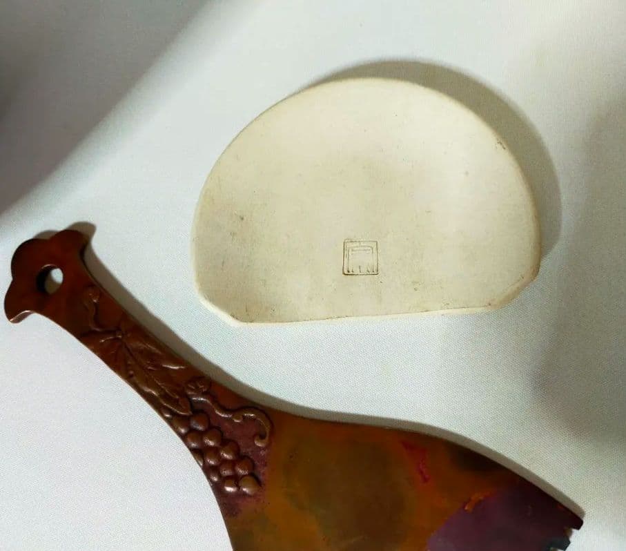 風炉　炭斗　炭入れ　茶道具　灰ならし　ならし置き