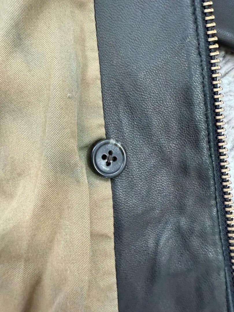 【希少Sサイズ】ラルフローレン/レザー/スイングトップ/S/ブラック/黒/ポニー