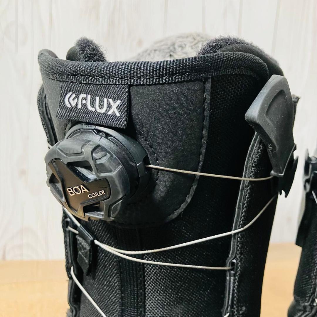 【美品】FLUX スノーボードブーツ FL-BOA 26.0cm ブラック