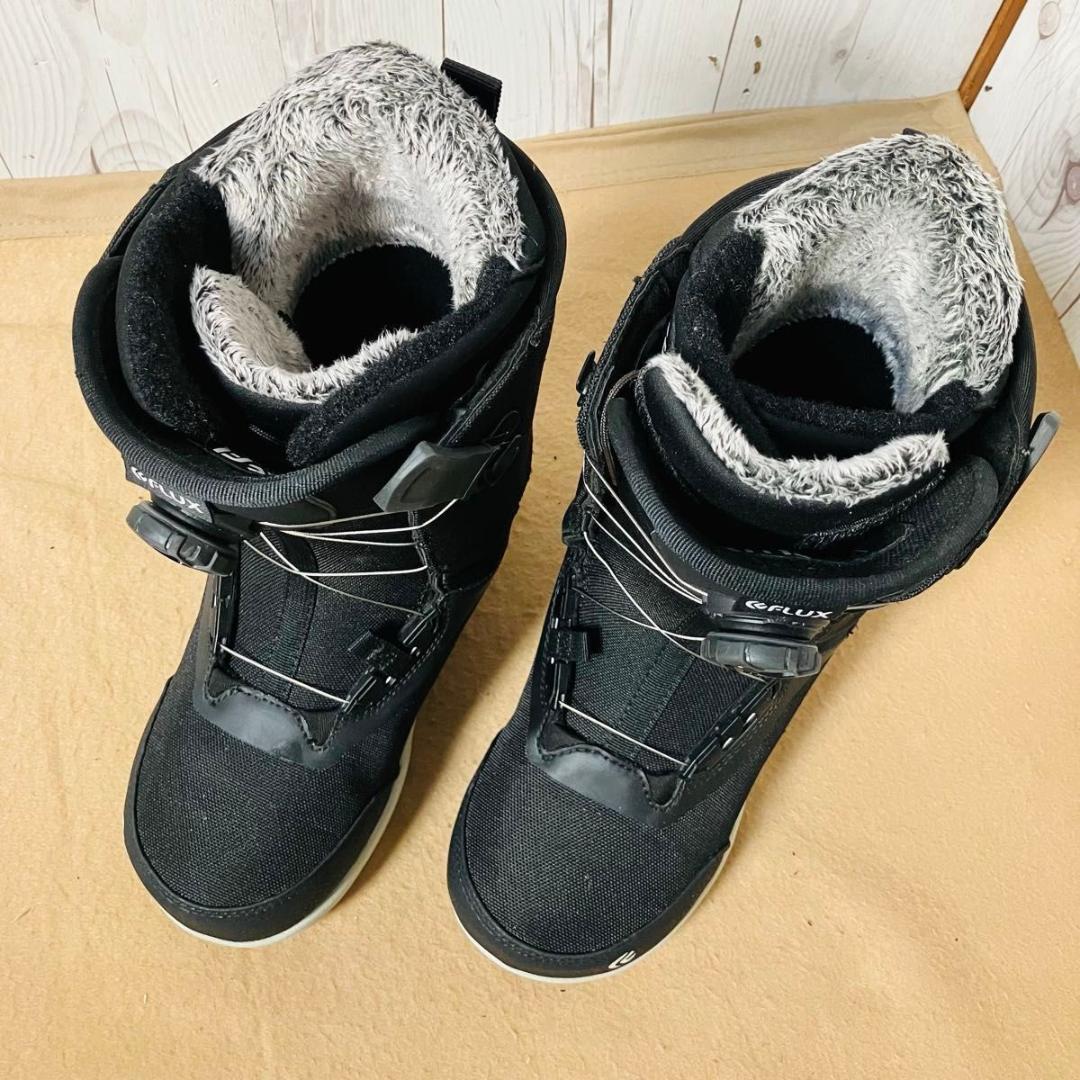 【美品】FLUX スノーボードブーツ FL-BOA 26.0cm ブラック